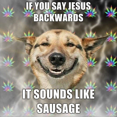 If You Say Jesus Dog Meme