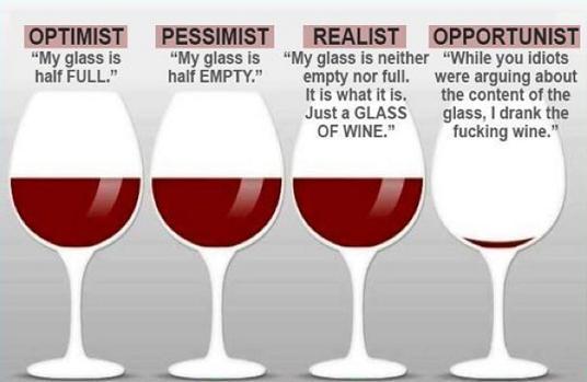 Optimist My Glass Is Half Wine Memes