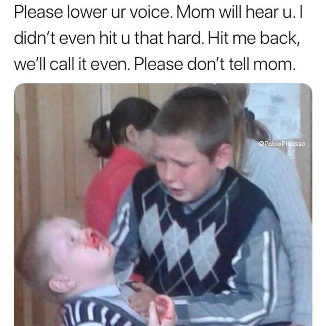 Please Lower Ur Voice Mom Meme