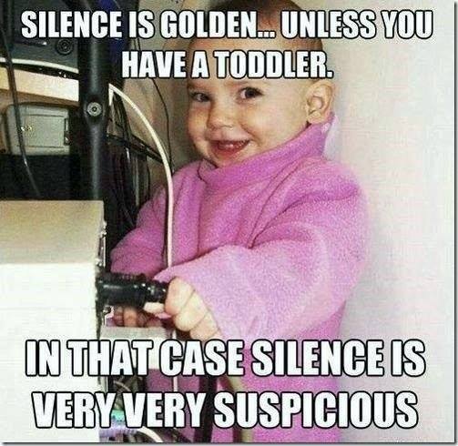 Silence Is Golden Unless Mom Meme