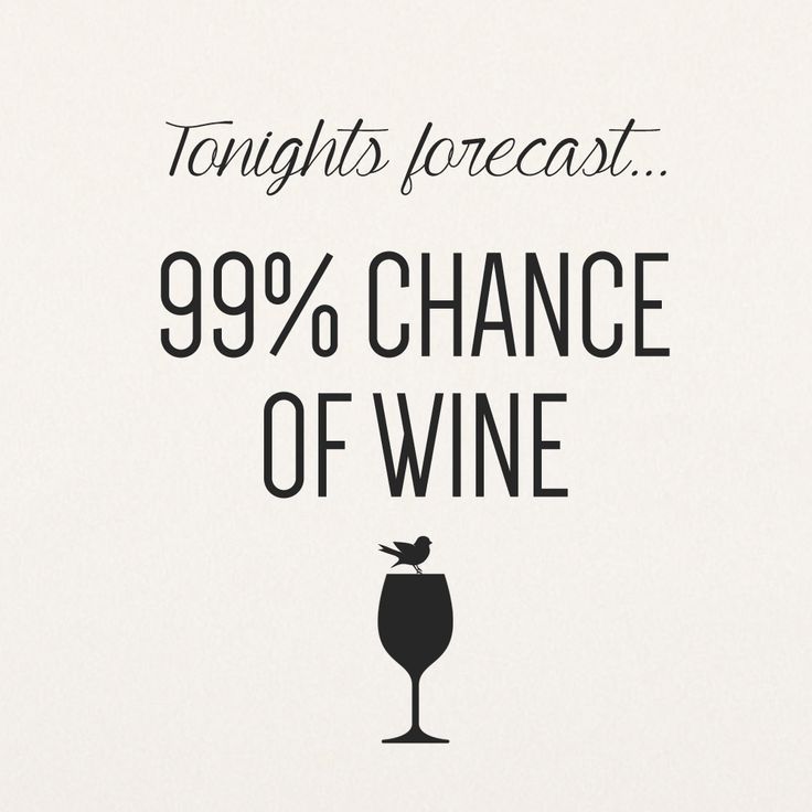 Tonights Forecast Chance Of Wine Memes