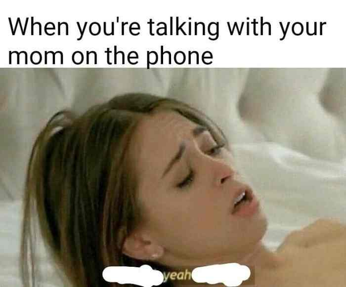 When Youre Talking With Mom Meme