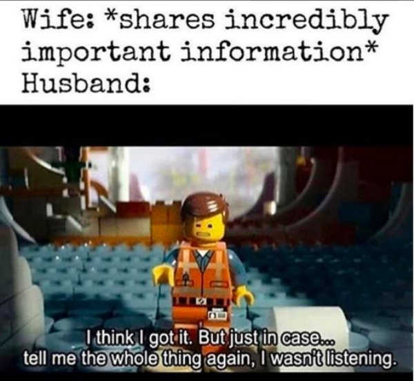 Wife Shares Incredibly Important Life Memes Wife Shares Incredibly Important Life Memes