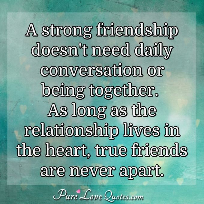 A Strong Friendship Doesnt Need Friendship Quotes A Strong Friendship Doesnt Need Friendship Quotes