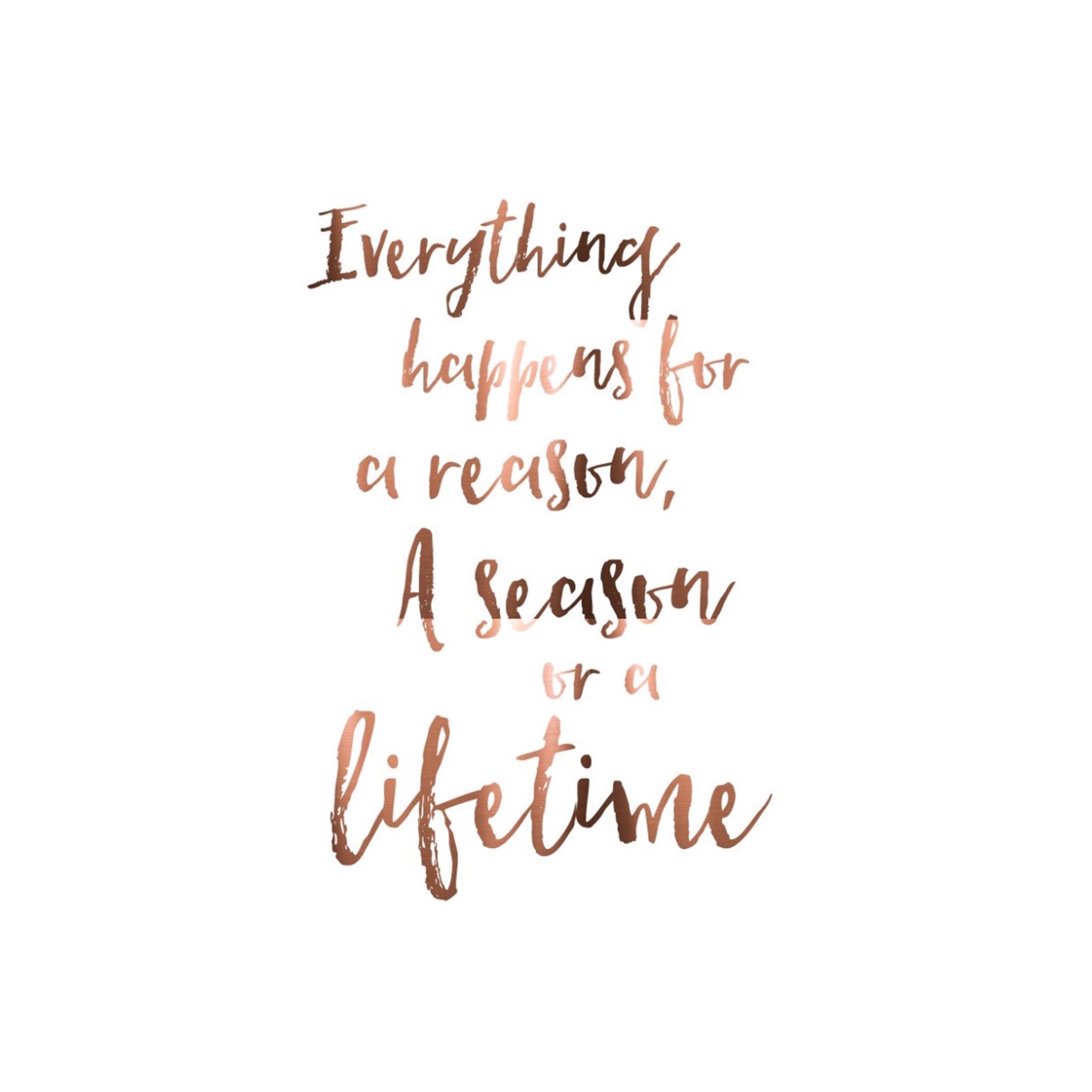 Everything Happens For A Reason Cute Quotes