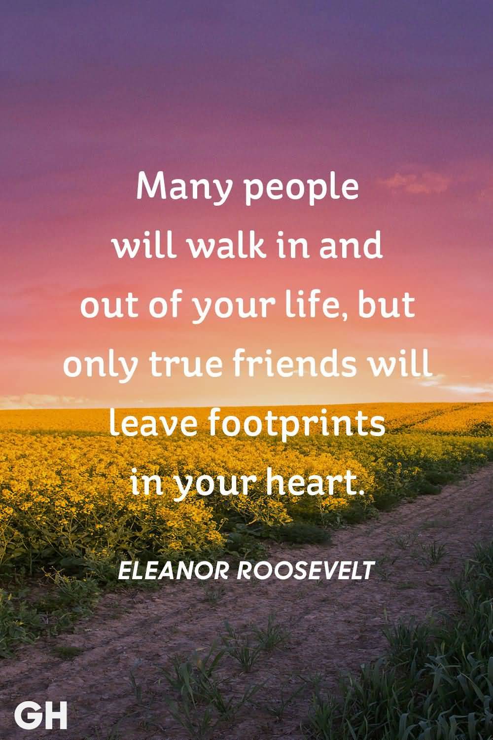 Many People Will Walk In And Friendship Quotes Many People Will Walk In And Friendship Quotes