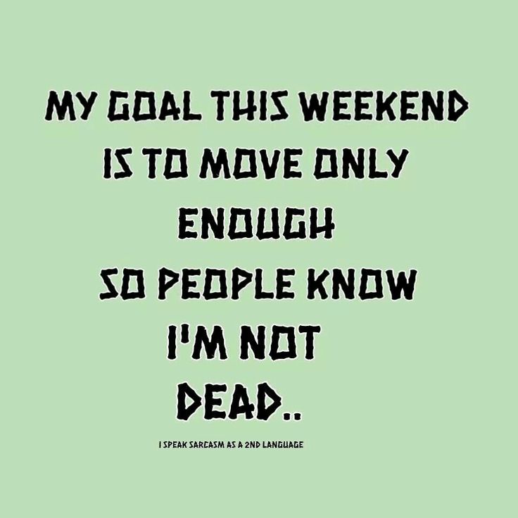 My Goal This Weekend Funny Quotes My Goal This Weekend Funny Quotes