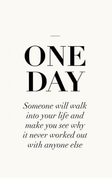 One Day Someone Will Single Quotes