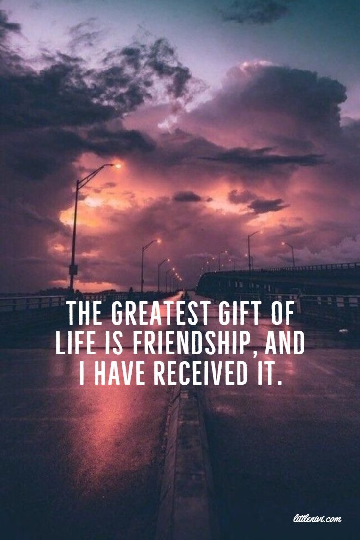 The Greatest Gift Of Life Is Friendship Quotes