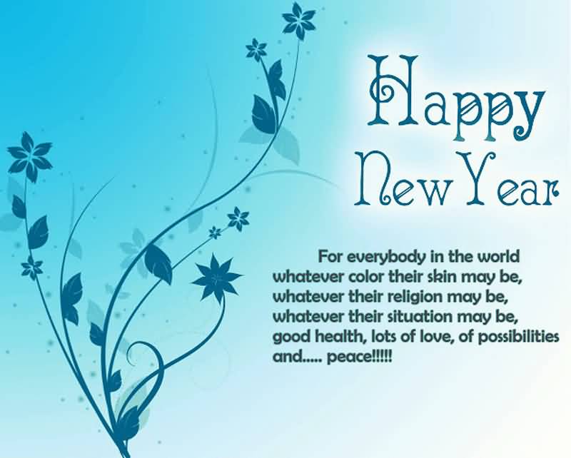 For Everybody In The New Year Greetings