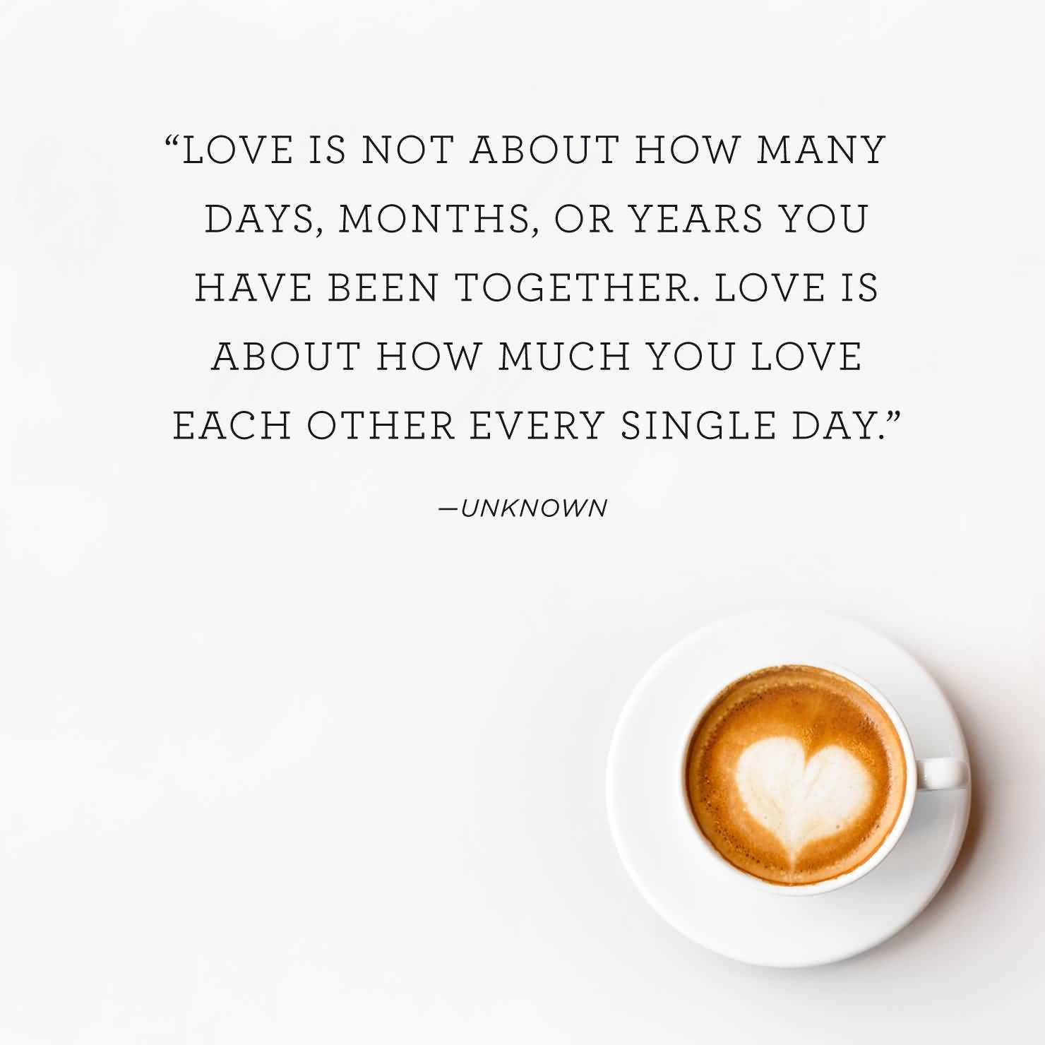 Love Is Not About Anniversary Quotes