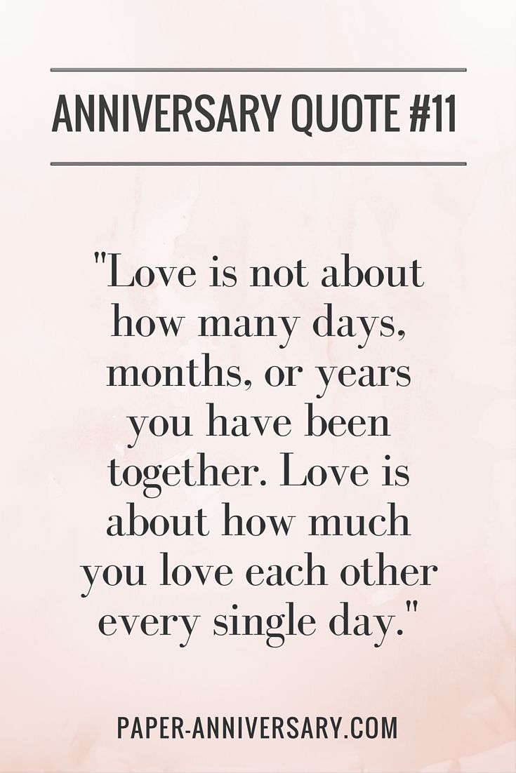 Love Is Not About How Anniversary Quotes