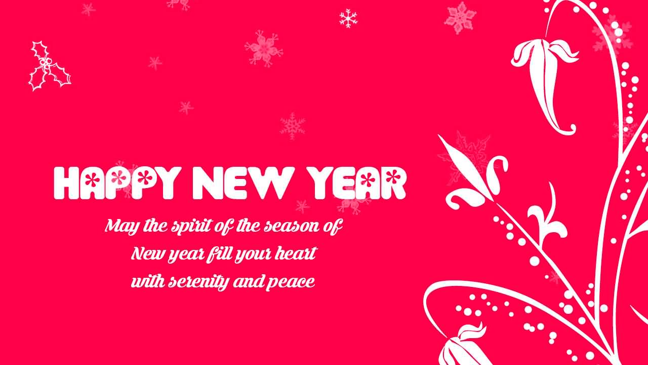 May This Spirit Of New Year Greetings