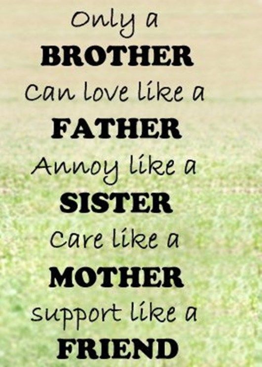 Only A Brother Can Brother Quotes