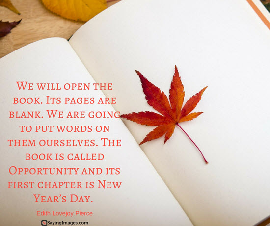 We Will Open The Book New Year Greetings