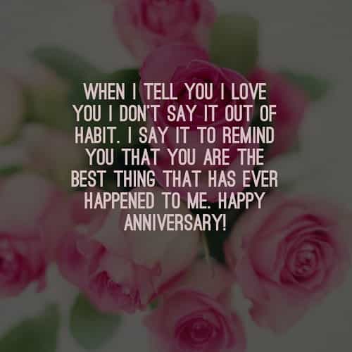 When I Tell You Anniversary Quotes