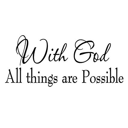 With God All Things God Quotes