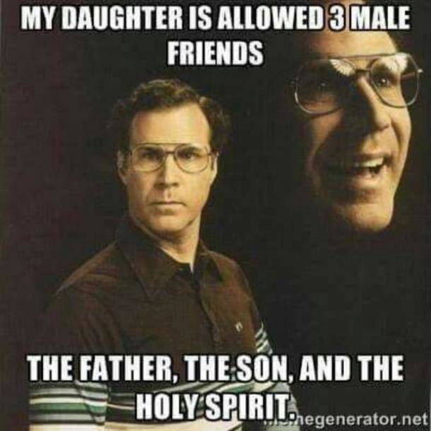 My Daughter Is Allowed 3 Male Friends Father Meme