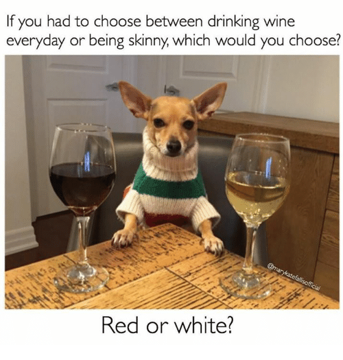 If You Had To Choose Red Or White