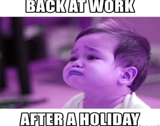 Back To Work After Vacation Meme