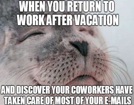 Back to Work after vacation meme