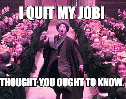  funny quitting job memes