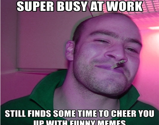 work bestie meme