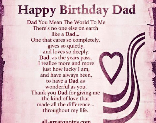 happy birthday dad quotes