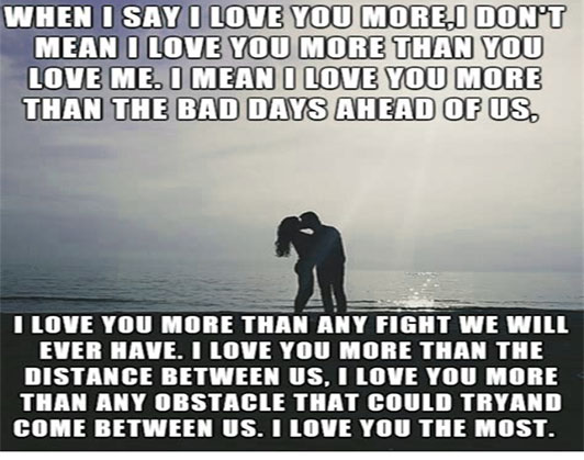 I love You More Meme